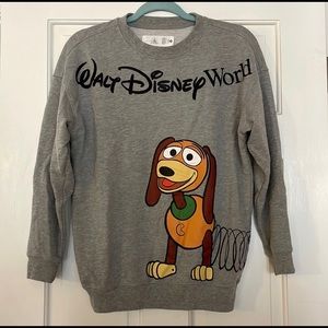 Size XS Slinky Dog crewneck